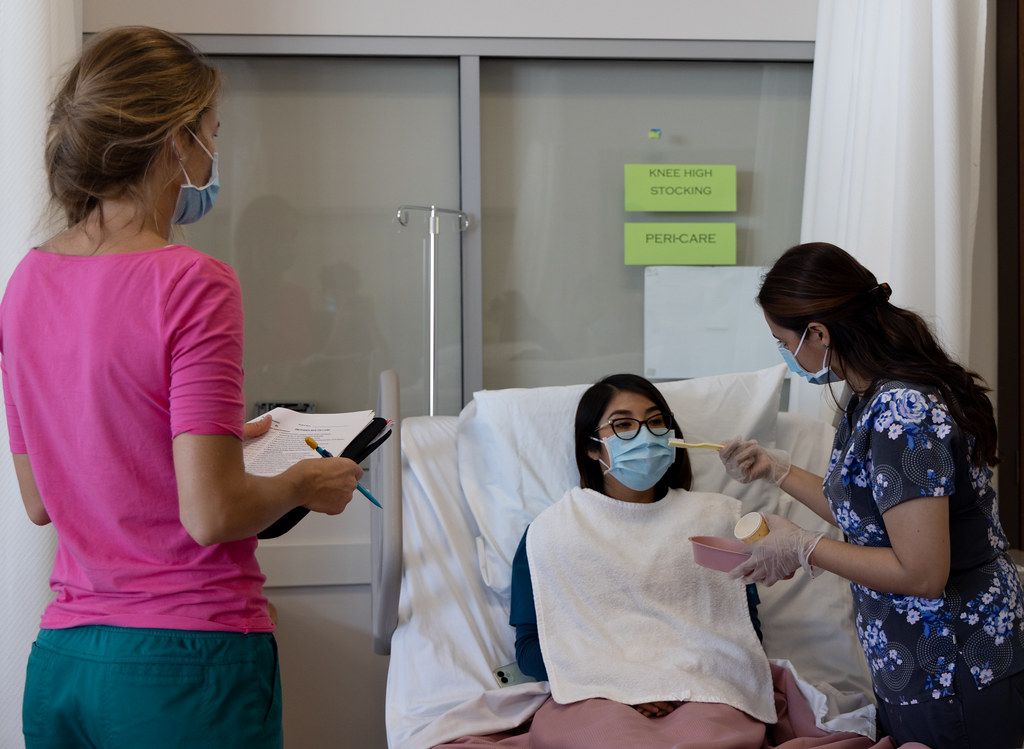 Students prepare for state CNA exam at the San Diego College of Continuing Education