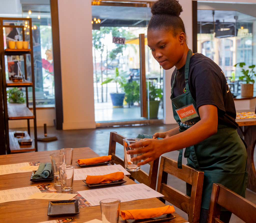 San Diego College of Continuing Education’s English as a Second Language program and its collaboration with the nonprofit MAKE Projects, operates an urban farm, cafe and catering service aimed at equipping immigrant and refugee women with job readiness training.