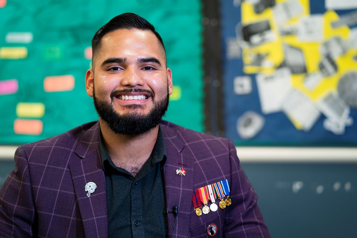 Mario Sanders, United States Marine Veteran receives support from SDCE’s Acquired Brain Injury program